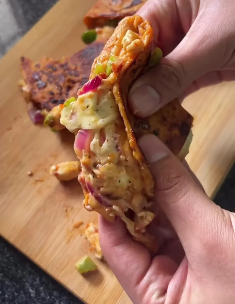 Spicy Breakfast Quesadilla