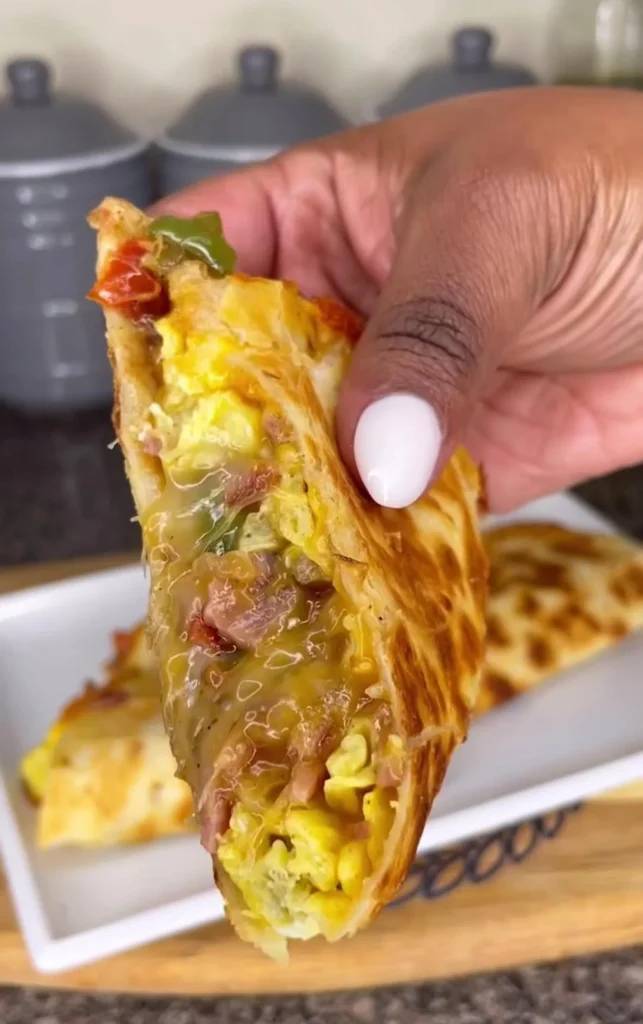 Vegetarian Breakfast Quesadilla