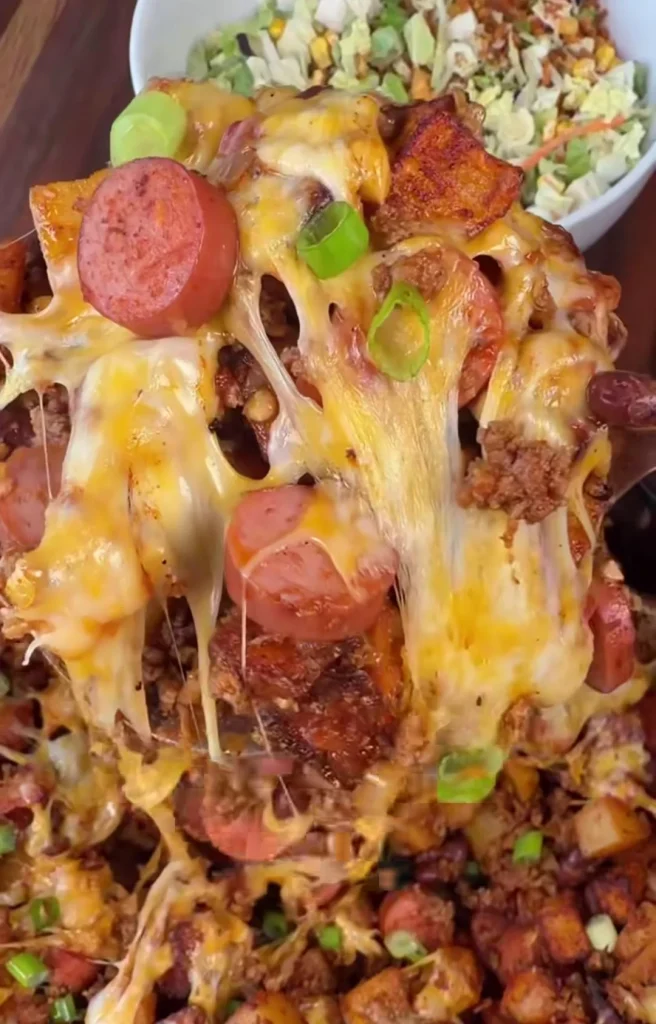 Hot Dog and Potato Skillet