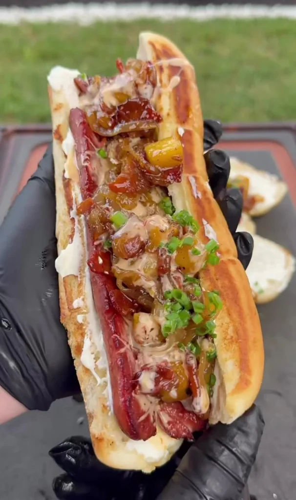 BBQ Hot Dog Sliders