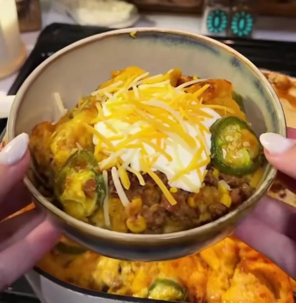 Cornbread Hot Dog Casserole