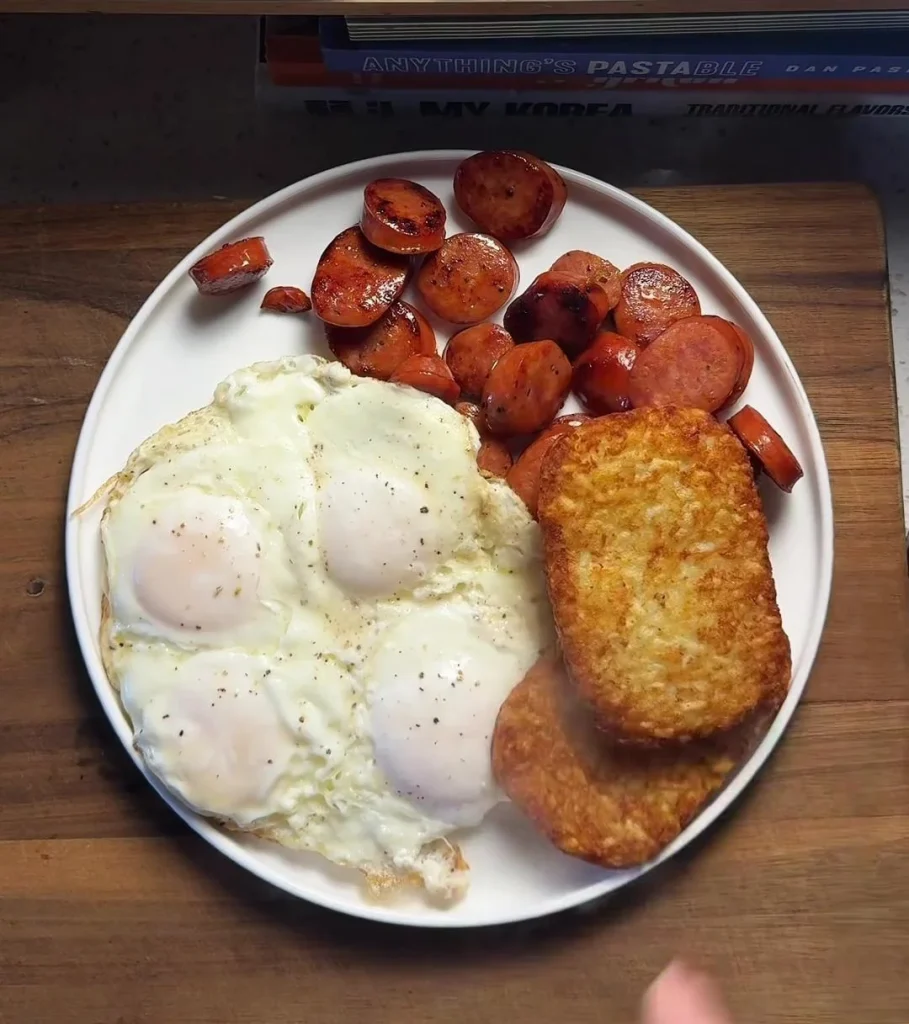 Hot Dog Breakfast-for-Dinner Hash