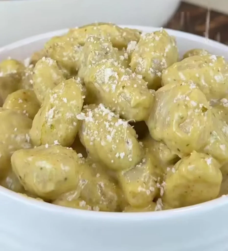 Cauliflower Gnocchi with Genova Pesto