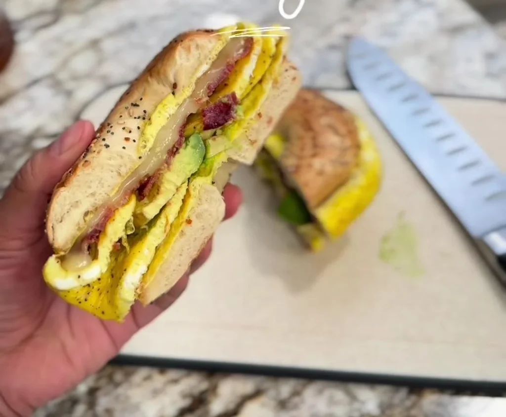Everything but the Bagel Breakfast Sandwich
