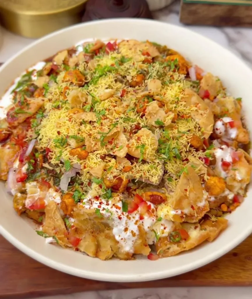 Vegetable Samosa Chaat