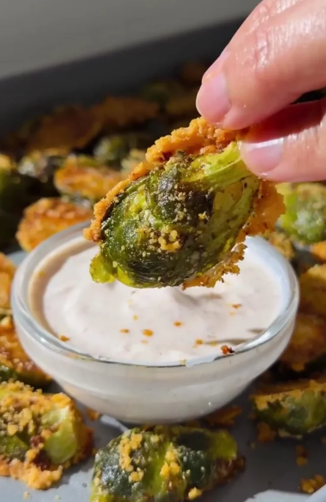 Baked Parmesan Brussels Sprouts