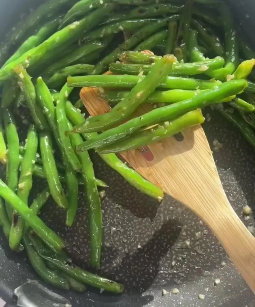 15. Honey Garlic Green Beans