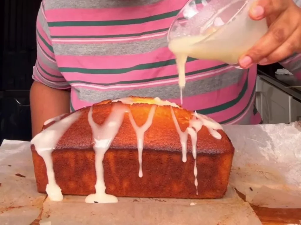 Add the Lemon Drizzle