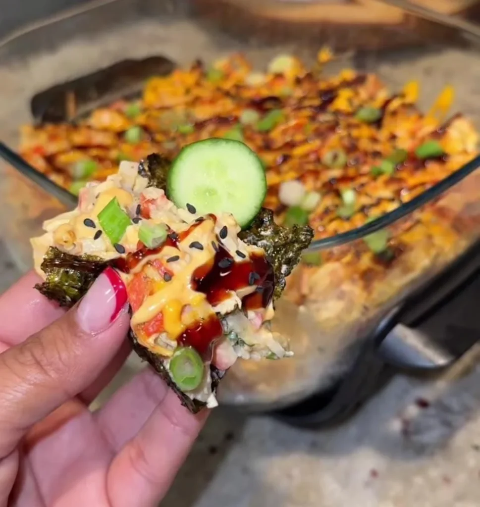 Shrimp Sushi Bake
