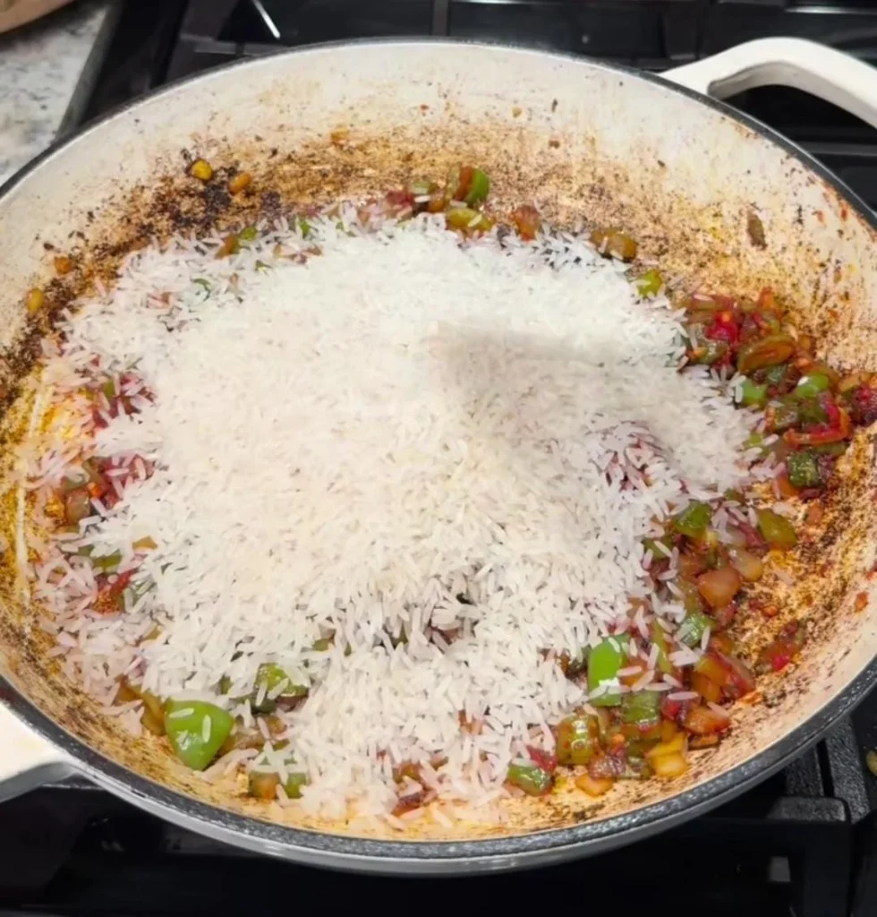 Add the Rice and Seasonings