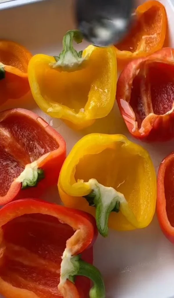Prepare the Bell Peppers | Stuffed Pepper Recipe