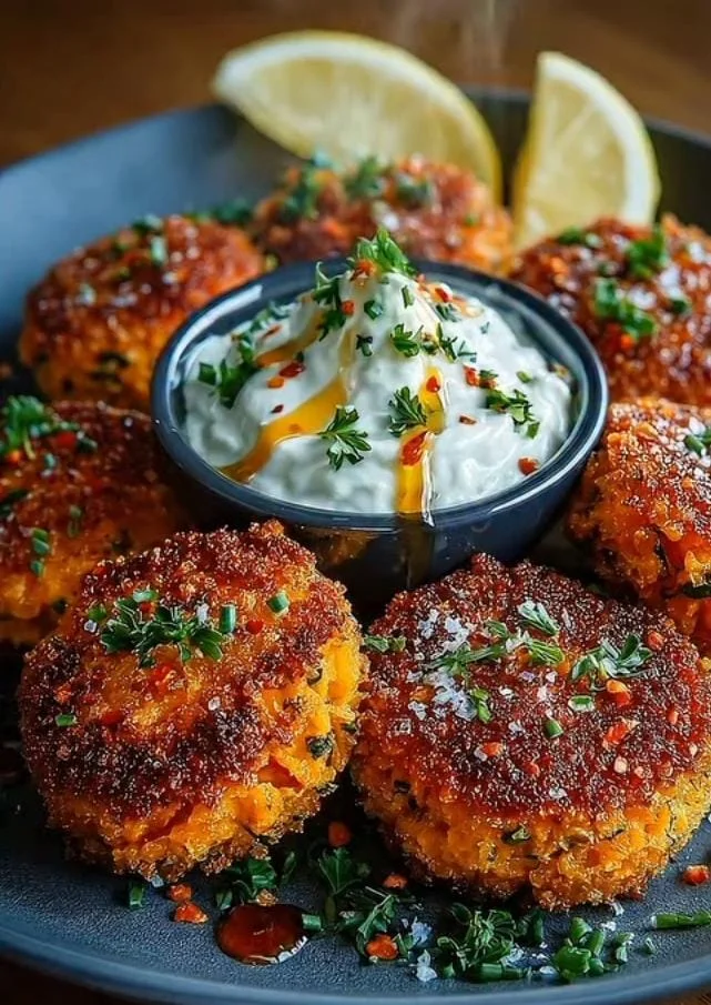 Herb Lemon Salmon Patties Recipe