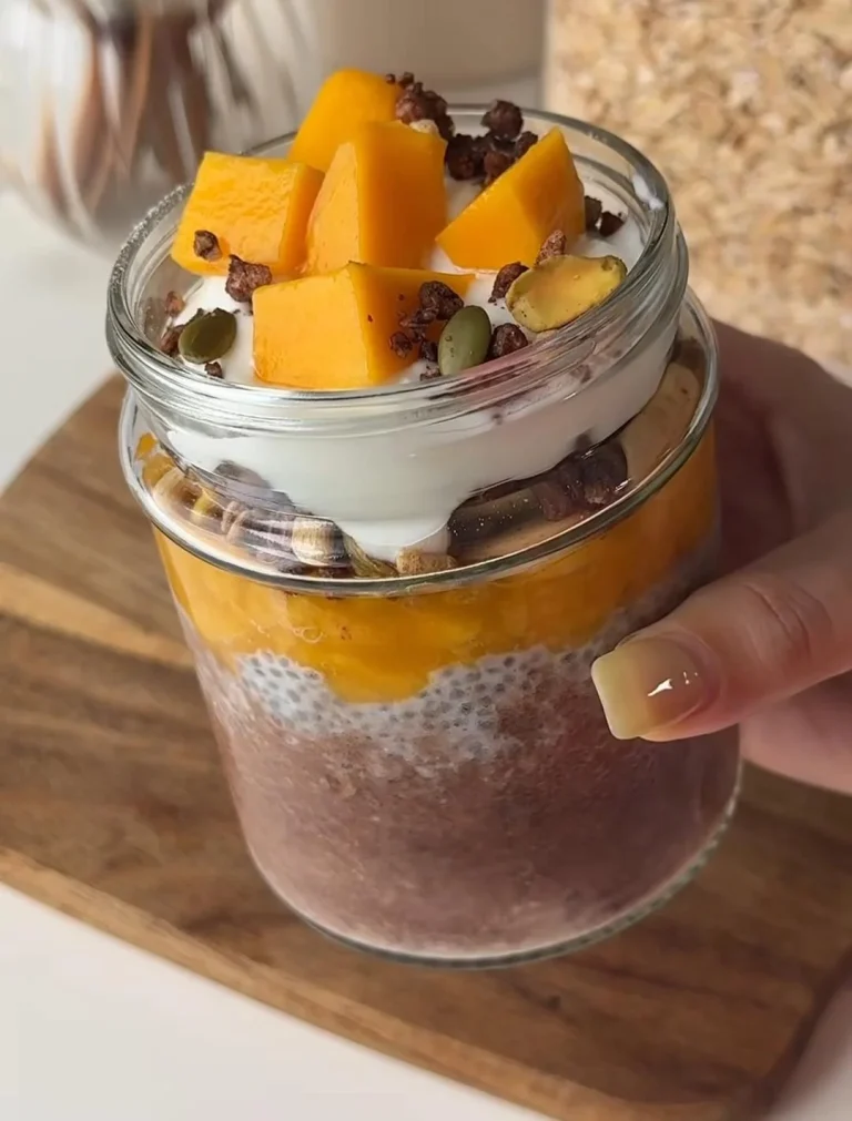 Chocolate Mango Chia Pudding