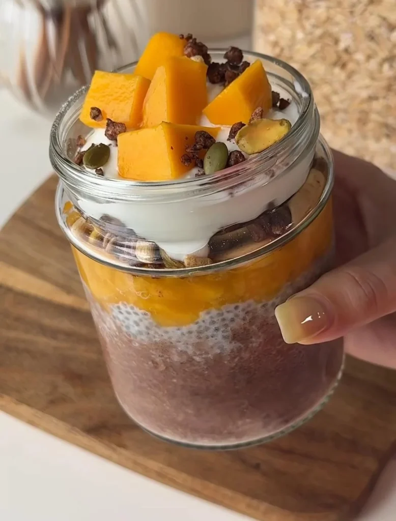 Chocolate Mango Chia Pudding
