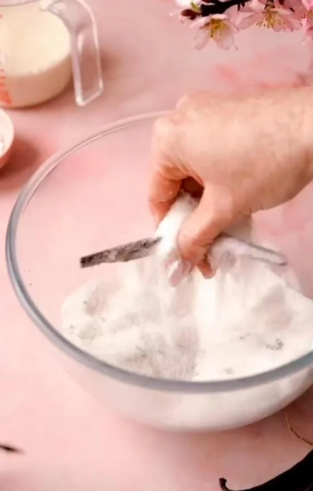 Mix the Dry Ingredients | Vanilla Cake Recipe