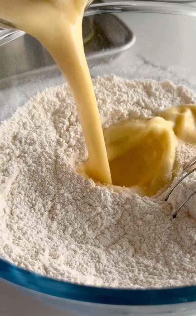 Add the Eggs and Vanilla