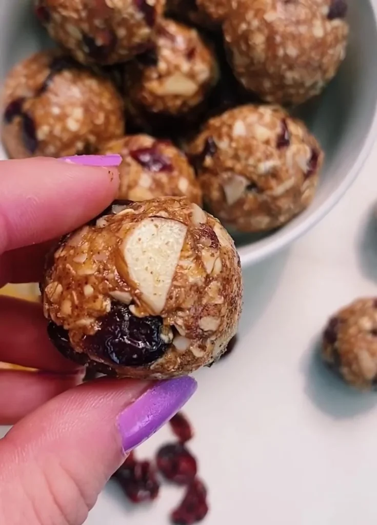 Cranberry Almond Energy Balls
