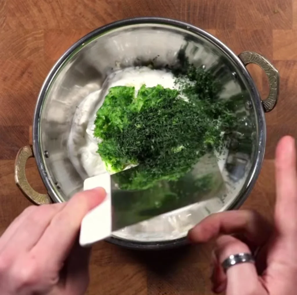 Add the Fresh Herbs