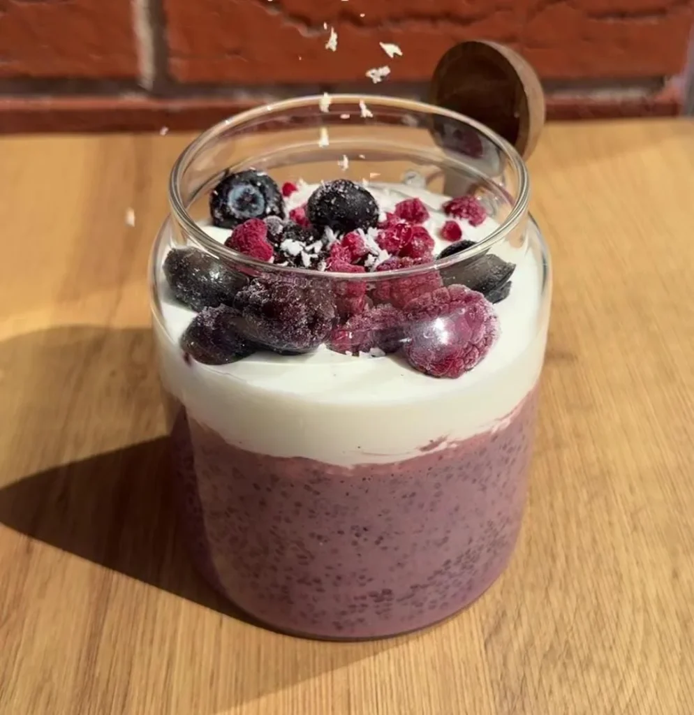 Berry Overnight Chia Seed Pudding Recipe
