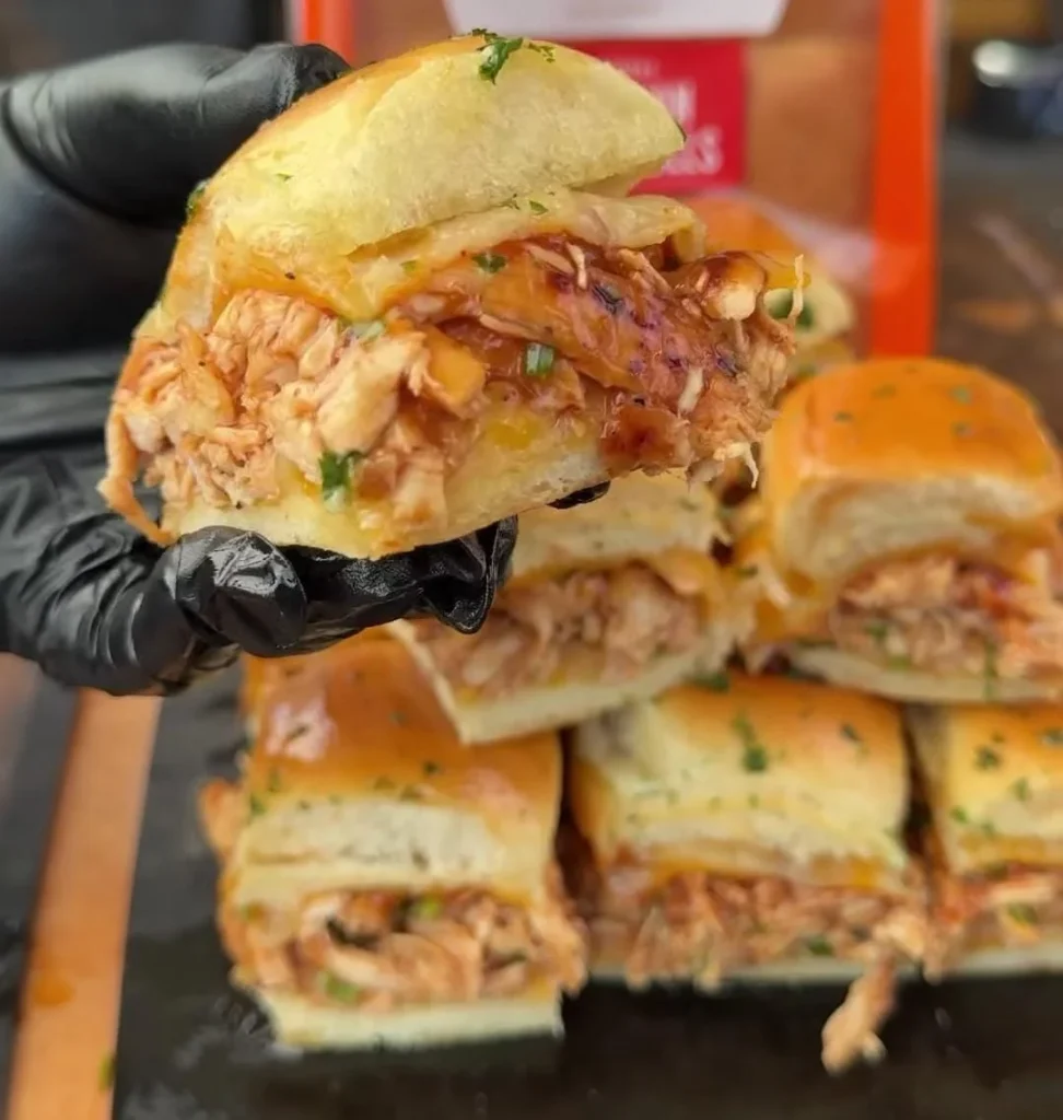 Hawaiian BBQ Chicken Sliders Recipe
