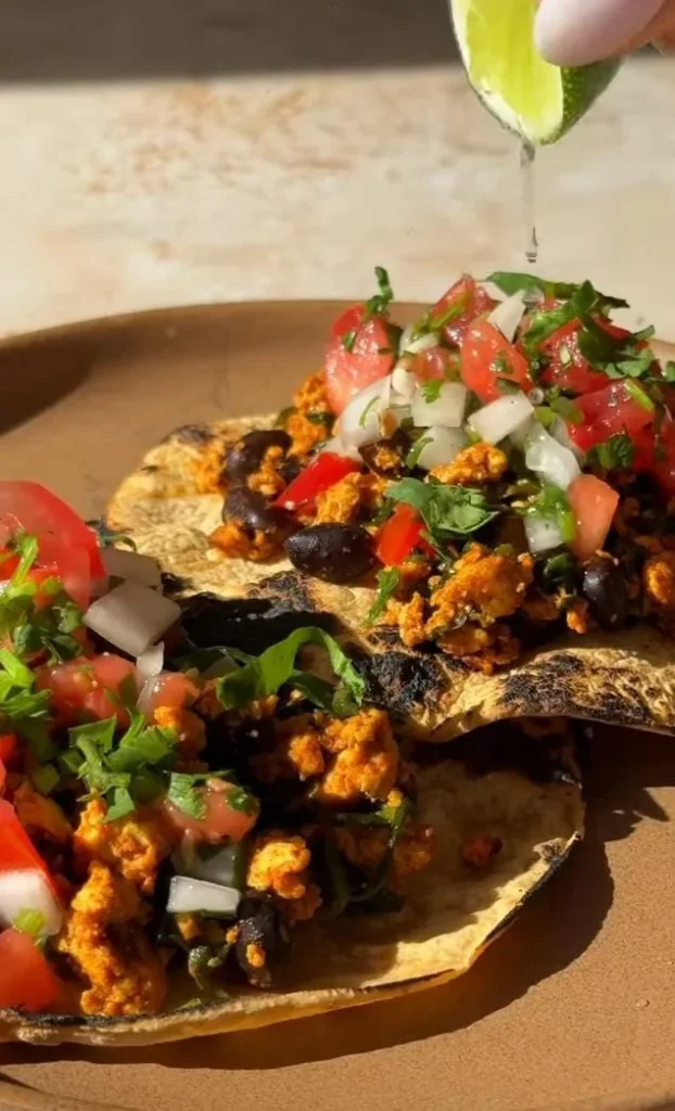 Add Fresh Toppings and Serve |  Breakfast Tacos Recipe