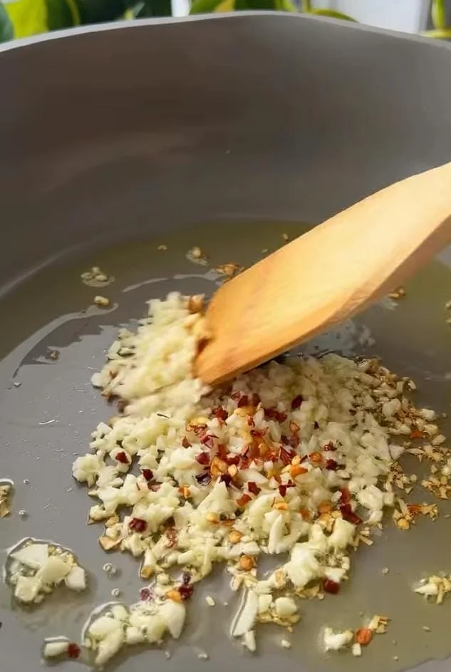 Prepare the Garlic Base
