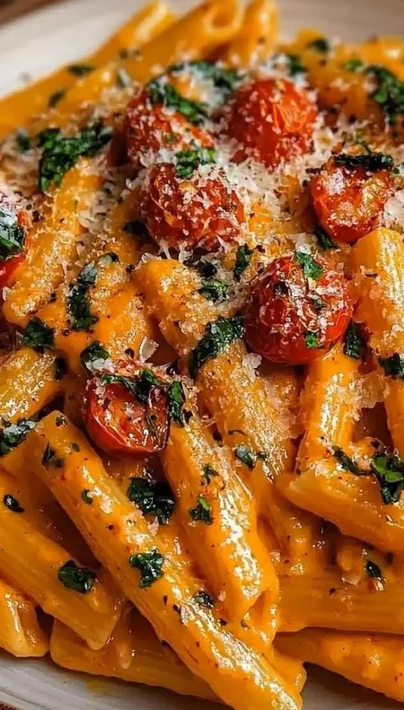 Creamy Garlic Vegetable Pasta