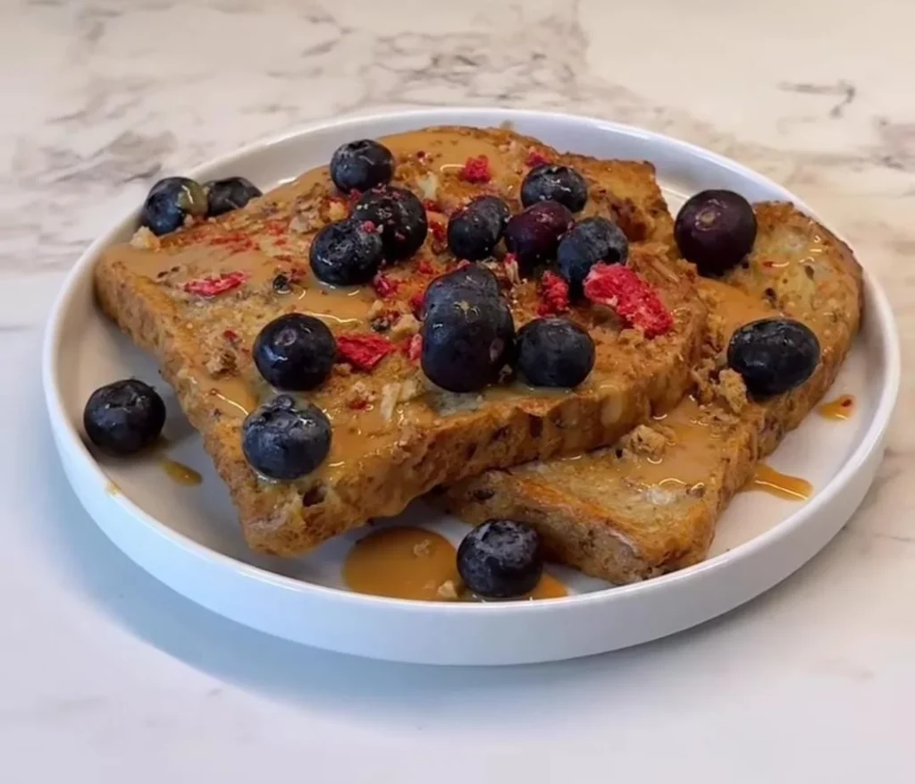 Peanut Butter Protein French Toast Recipe