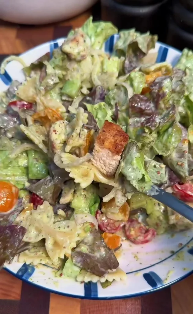 Mediterranean Avocado Chicken Salad Recipe