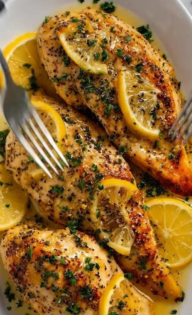 Lemon Herb Oven Baked Chicken Recipe