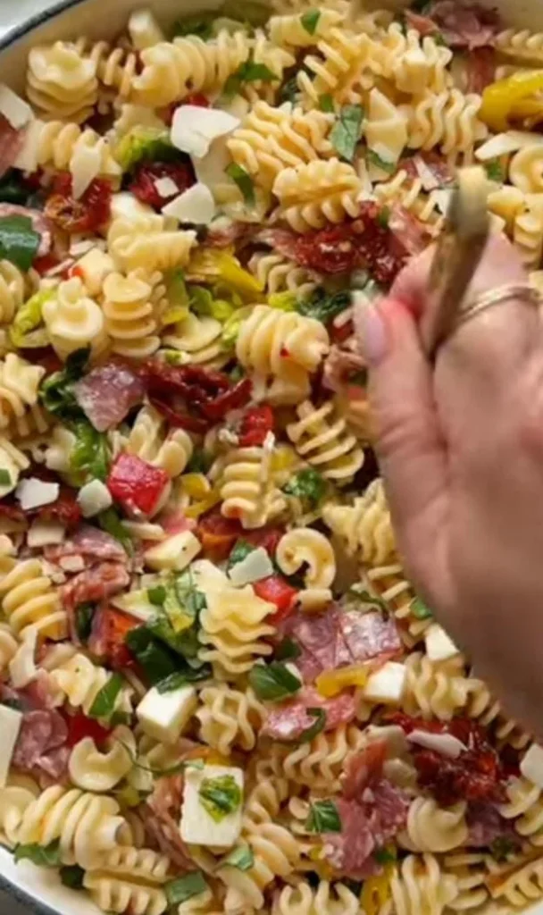 Vegetarian Italian Pasta Salad Recipe