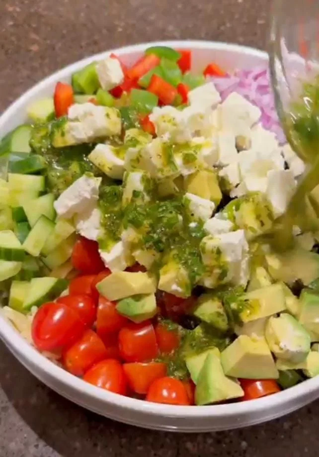Assemble the Bowtie Pasta Salad