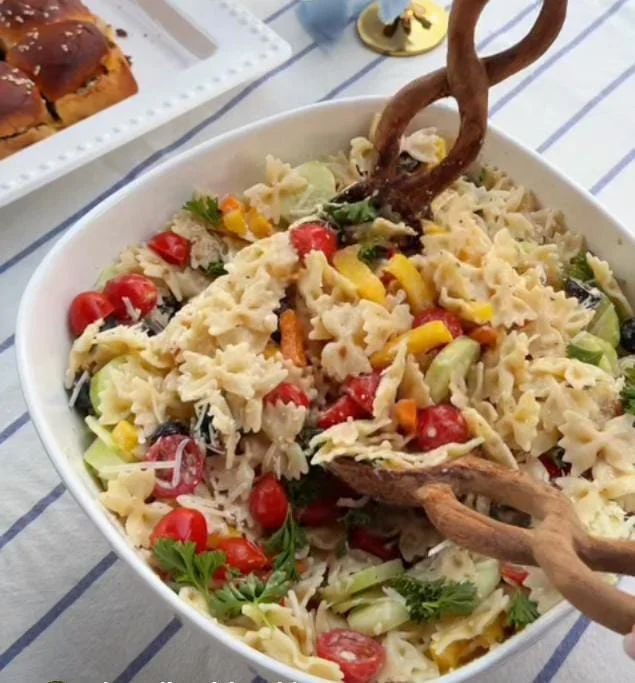 Vegetarian Bowtie Pasta Salad Recipe