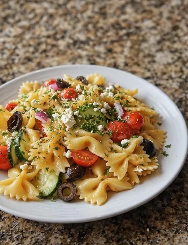 Mediterranean Bowtie Pasta Salad Recipe