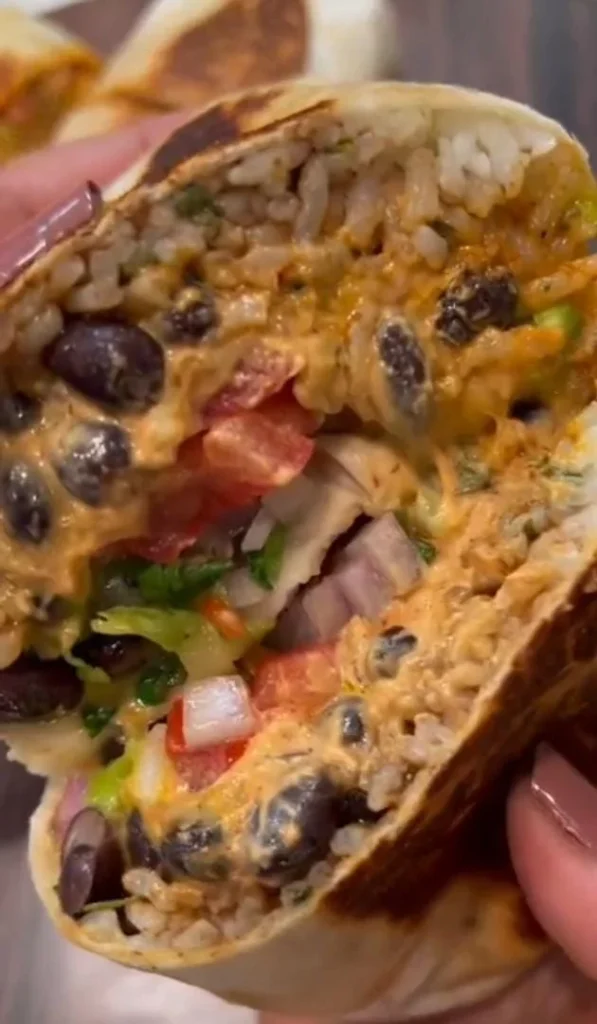 Southwest Black Bean Burrito Recipe