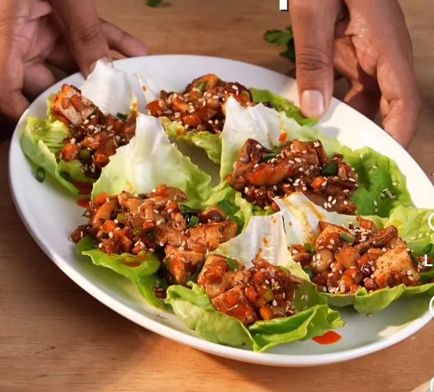 Spicy Tofu Lettuce Wraps Recipe