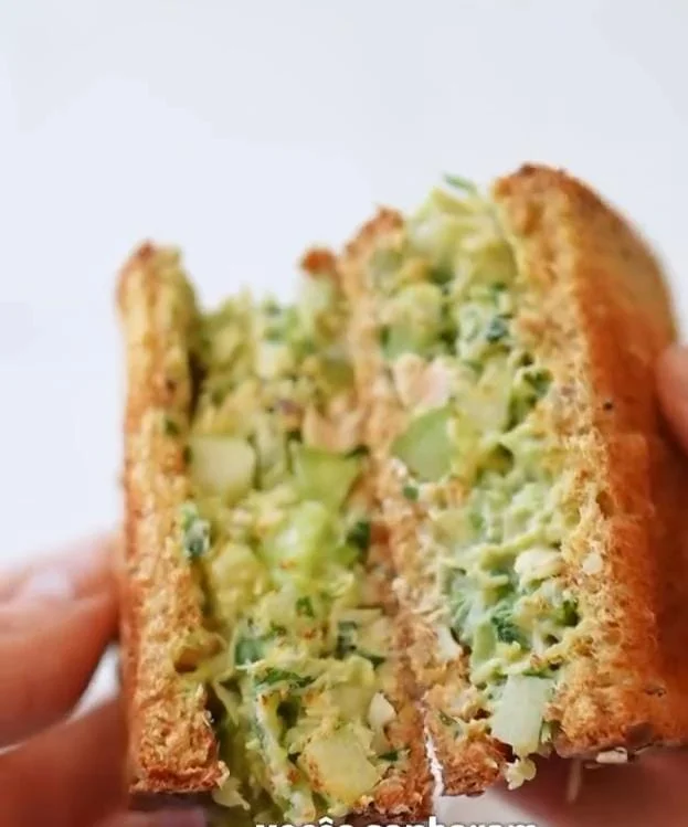 Chickpea Green Goddess Salad Sandwich Recipe