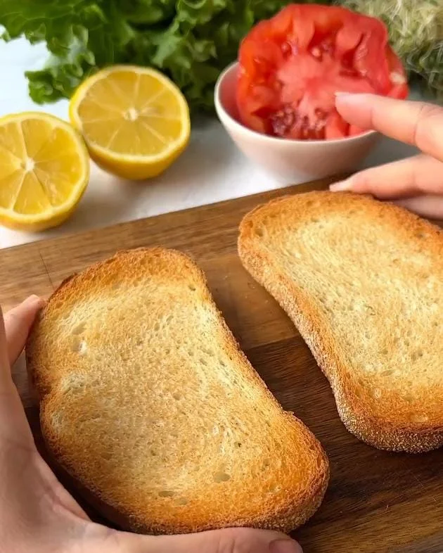 Prepare the Bread | Avocado Sprouts Sandwich Recipe