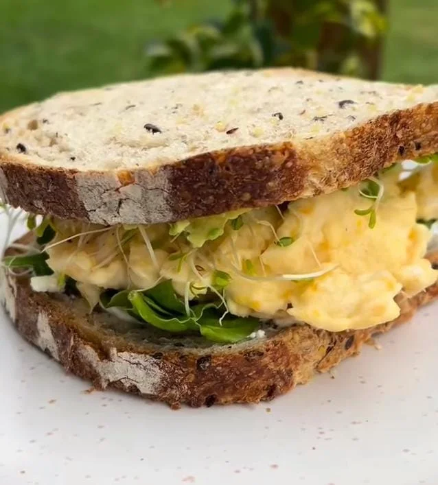 Grilled Tofu Avocado Sprouts Sandwich Recipe
