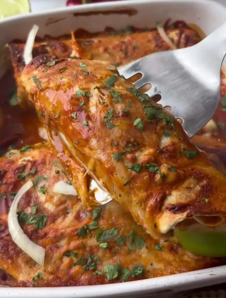 Vegetable Bean & Cheese Enchiladas Recipe