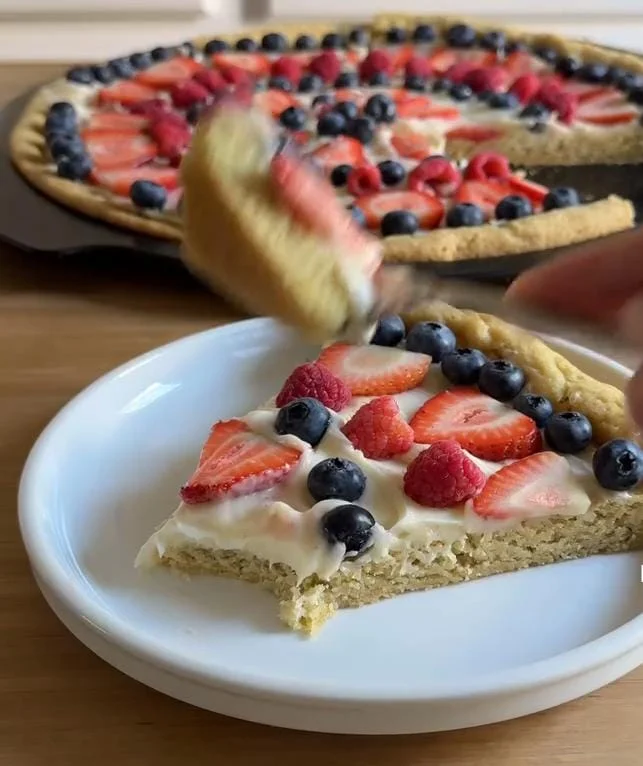 Add the Glaze and Chill | Fruit Pizza Recipe