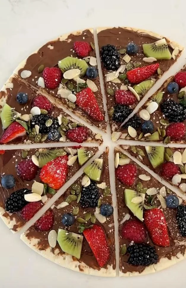 Chocolate Fruit Pizza Recipe