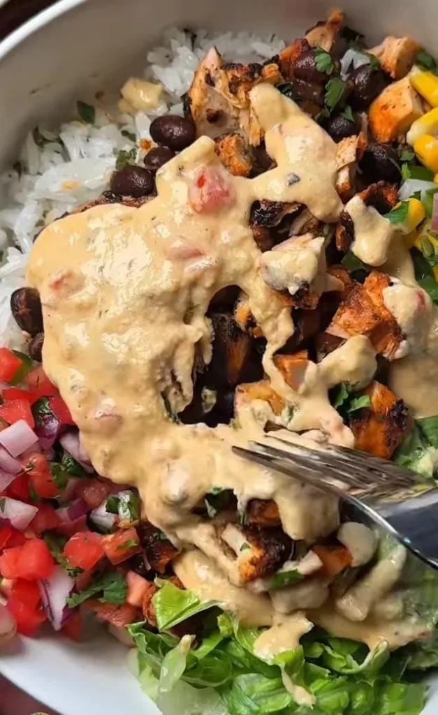 Garnish and Serve | Chipotle Bowl Recipe