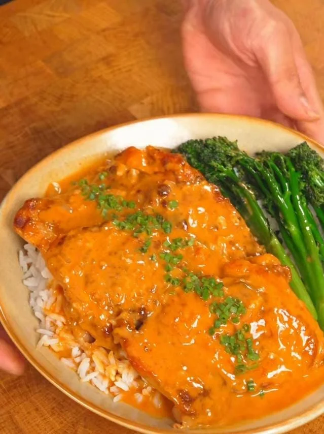 Garnish and Serve | Coconut Chicken Recipe