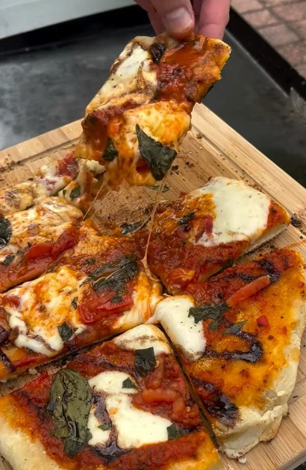 Garnish and Serve | Blackstone Pizza Recipe