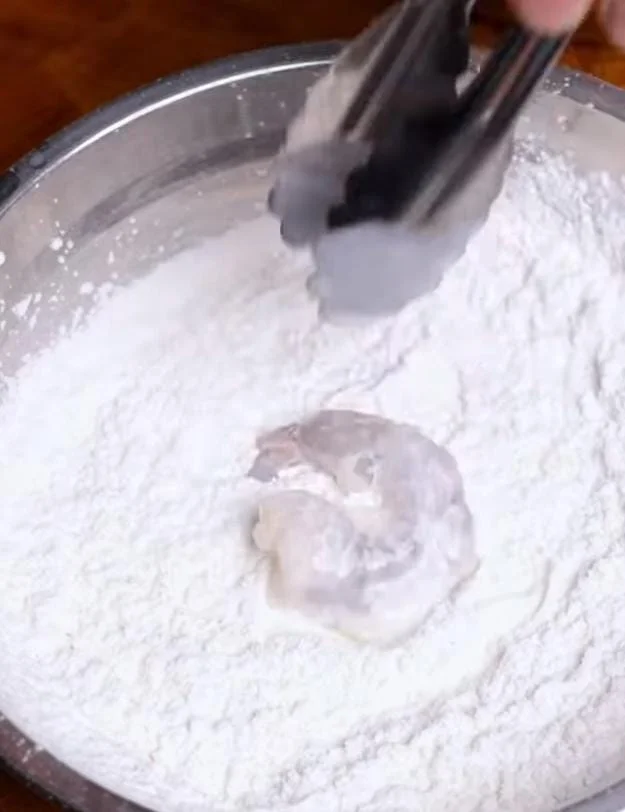 Coat the Shrimp