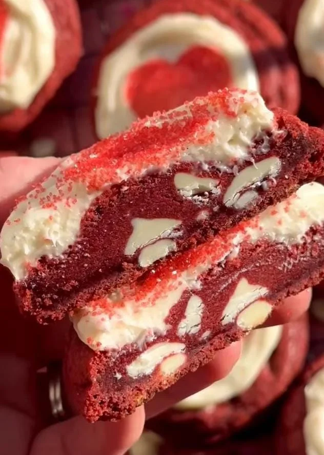 Red Velvet Sandwich Cookies Recipe