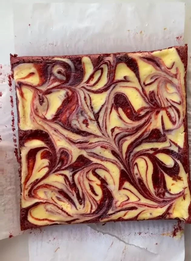 Bake and Cool | Red Velvet Cheesecake Brownies Recipe