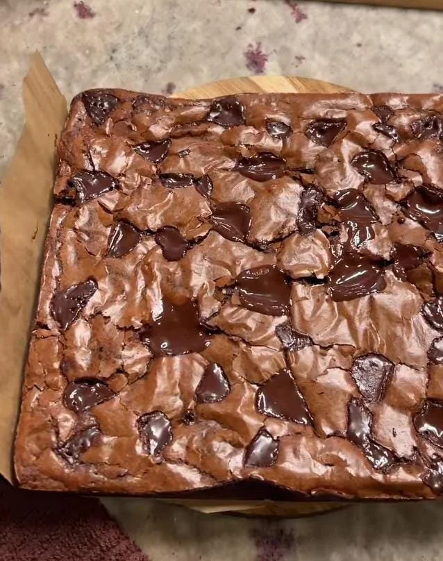 Cool and Slice  Homemade Brownies Recipe