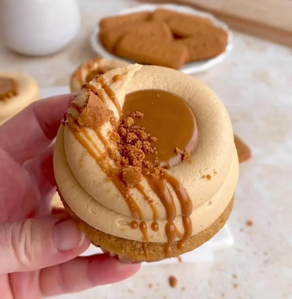 Filled Biscoff Cupcakes Recipe